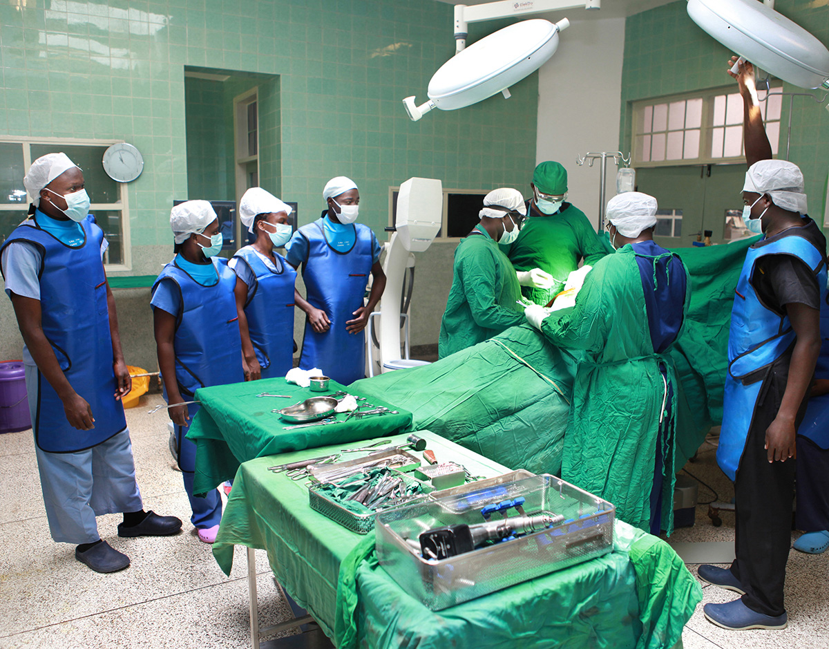 Kumi Hospital Aerial Campus View